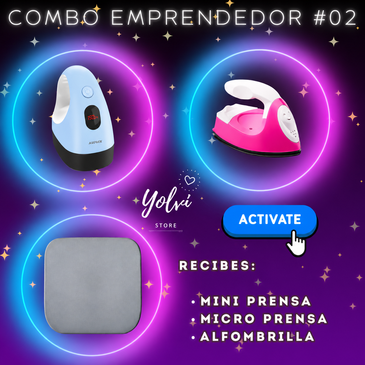 COMBO EMPRENDEDOR PRENSAS  #02