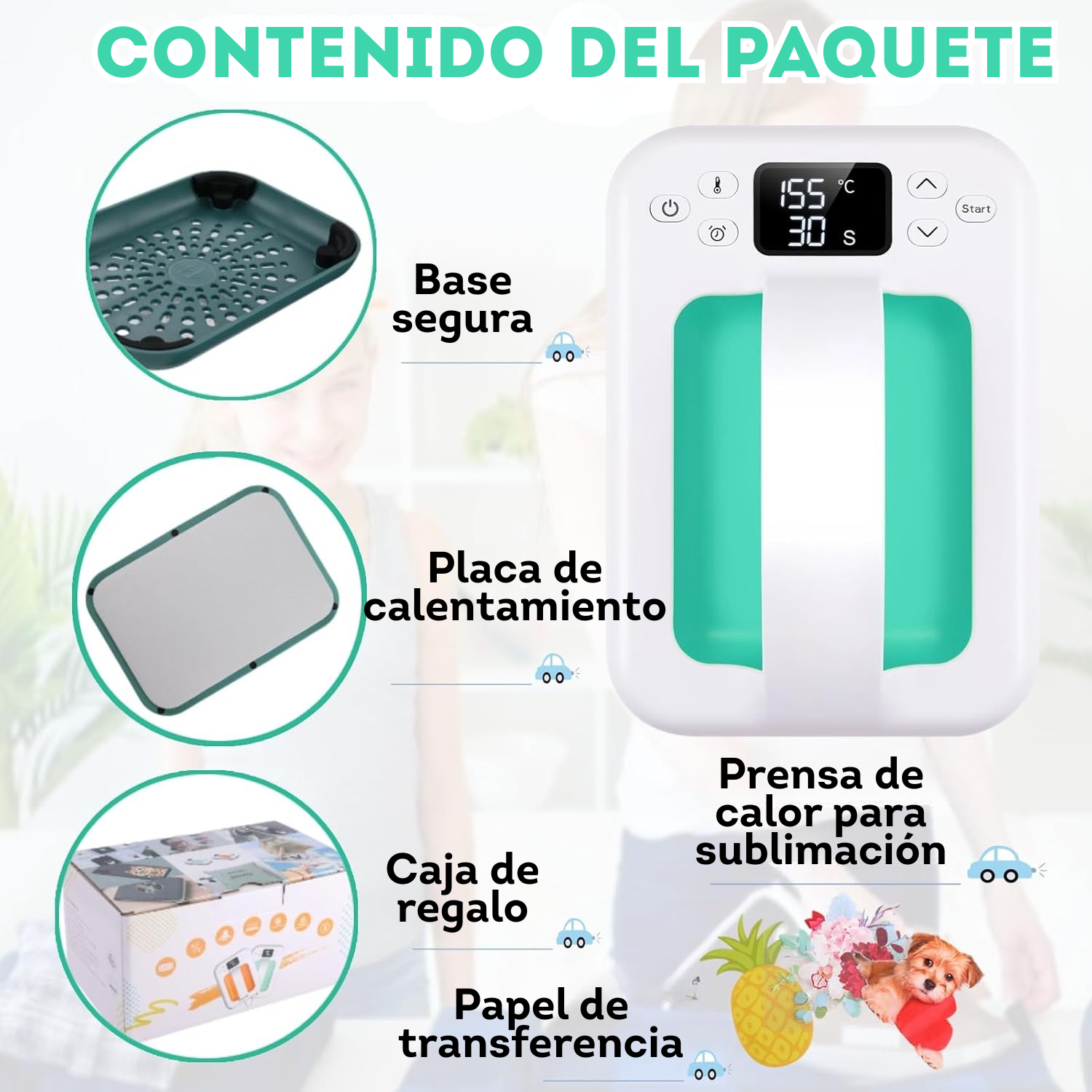 Máquina de prensa térmica SOBREPEDIDO