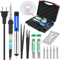 Kit Soldadura Eléctrica estuche pasta negro con rojo