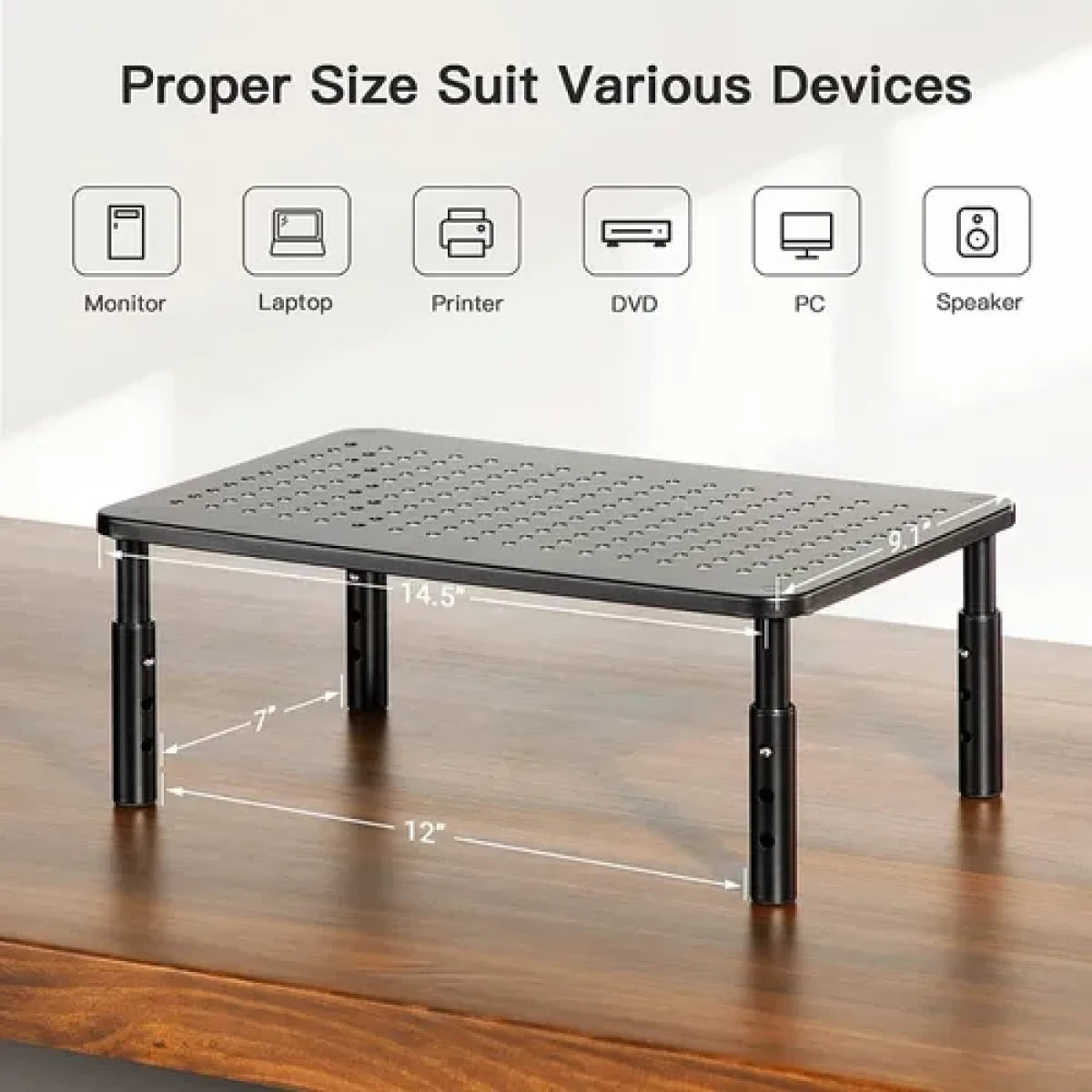 Soporte Elevador de monitor de altura ajustable
