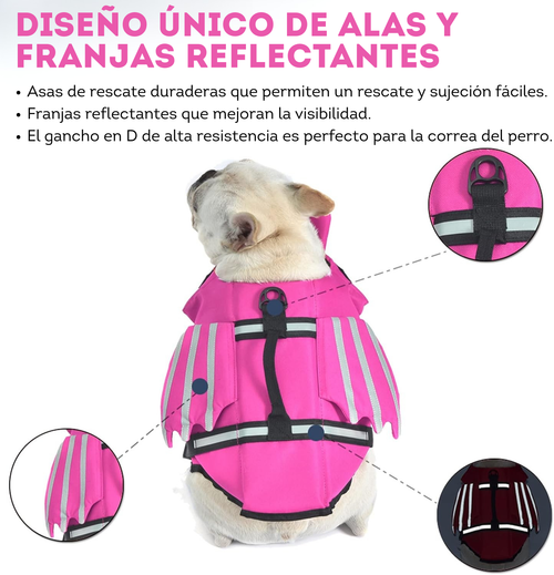 Chaleco salvavidas para perros Talla L