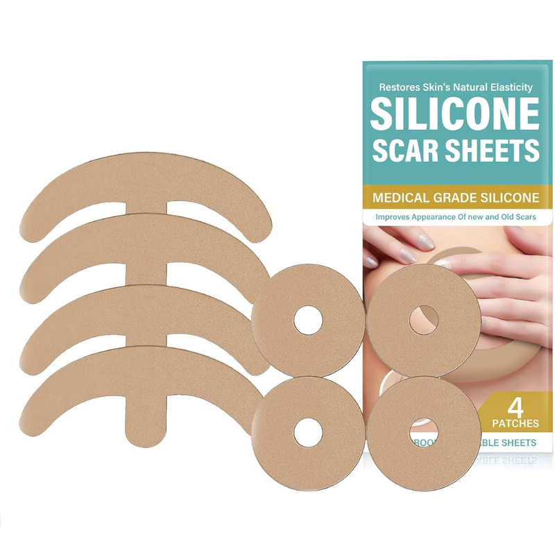 Cintas de silicona x4 para cicatrices de pecho