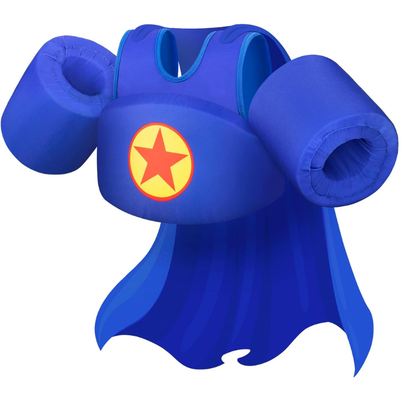 Chaleco azul de estrella para niños de 5-7 años