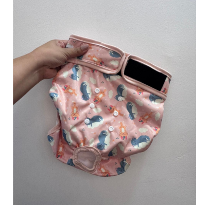 Pañal mascotas talla XL color rosa