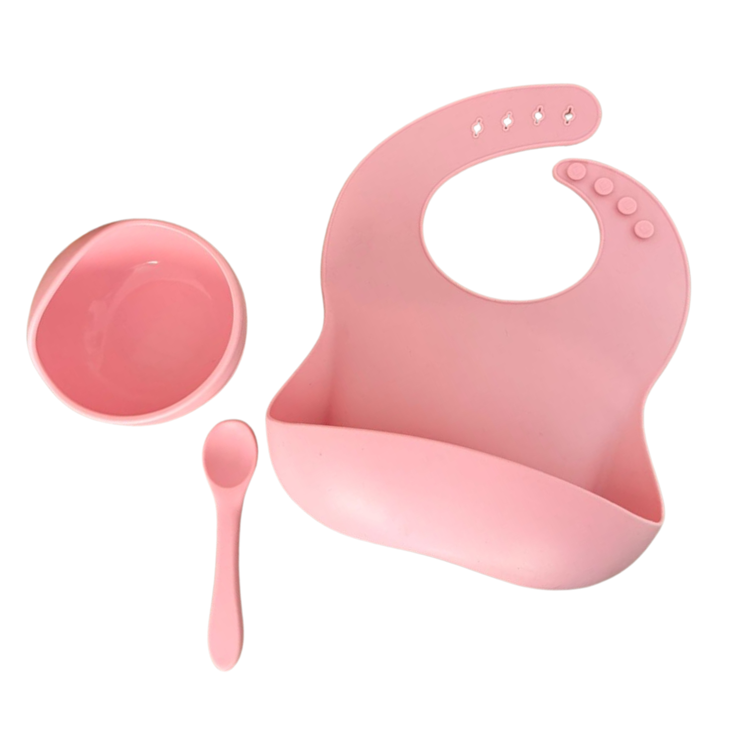 Kit vajilla de bebé rosa