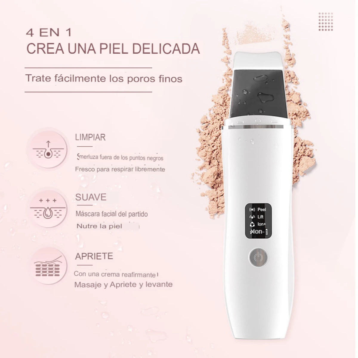 Peeling, Espátula Facial ultrasónica