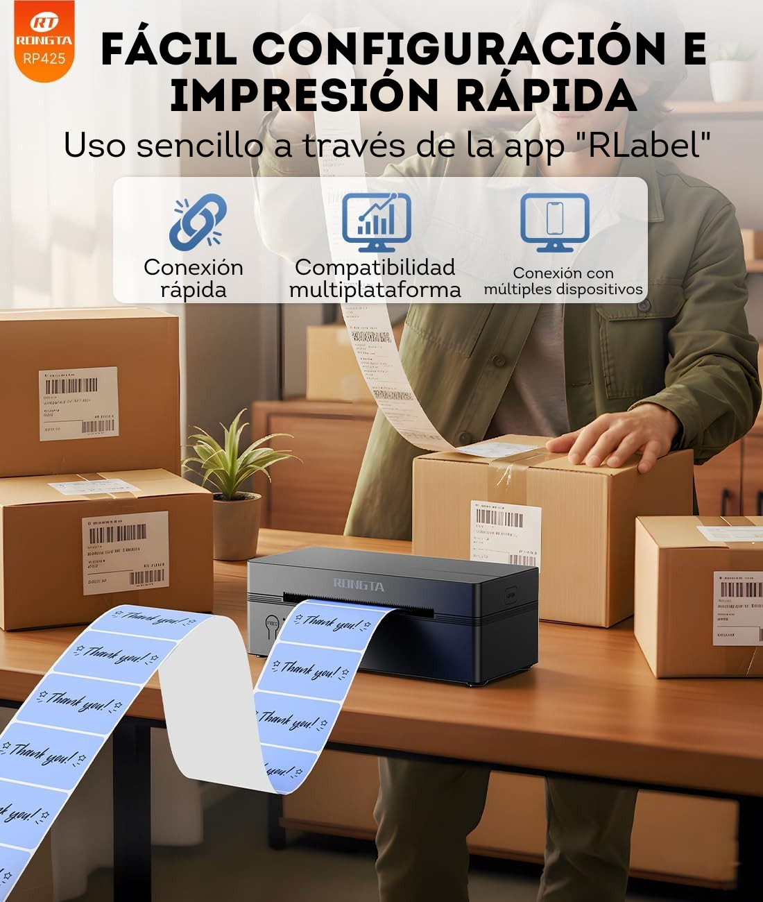 Impresora de etiquetas térmica  SOBREPEDIDO