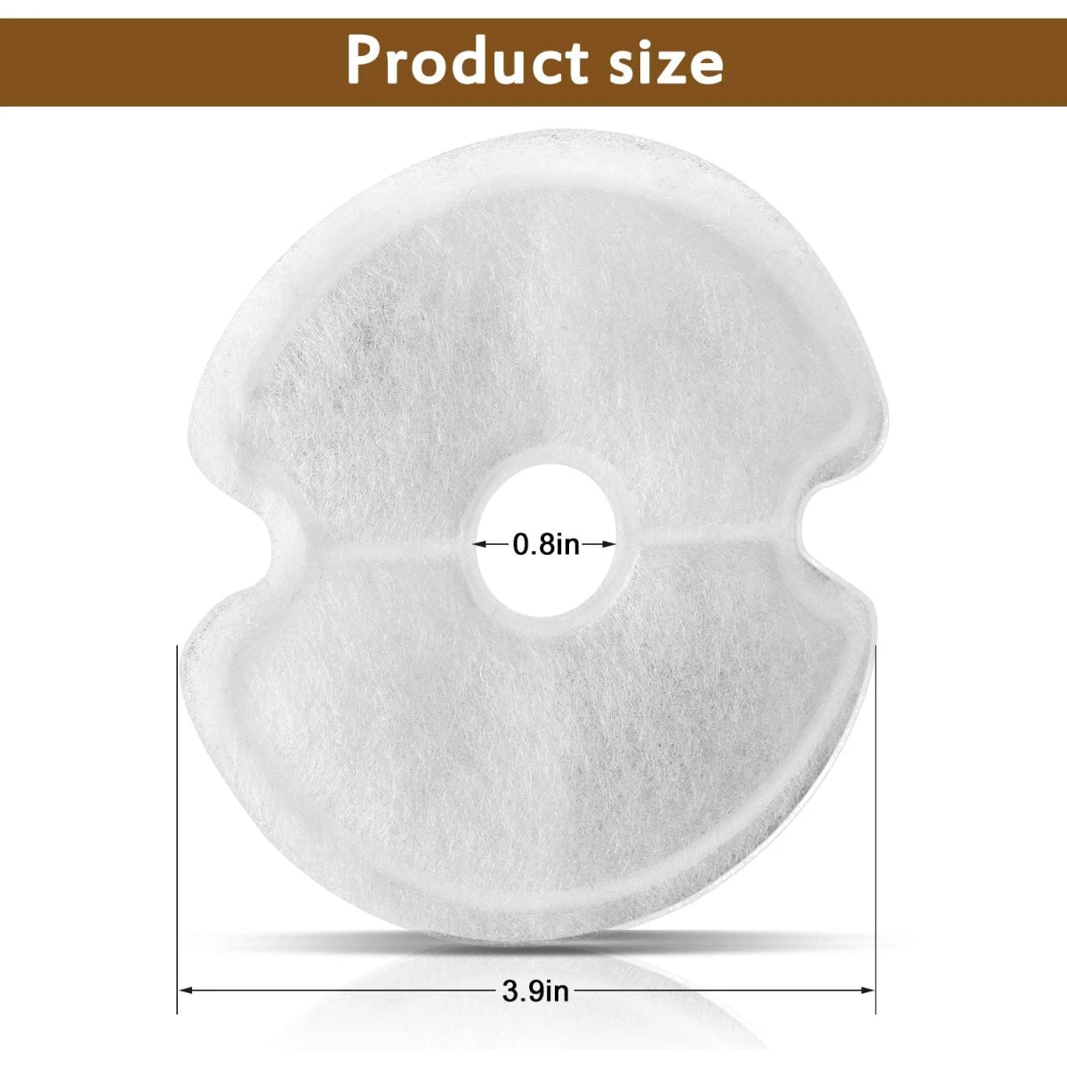 Filtro de Fuente de agua Mascotas x 4