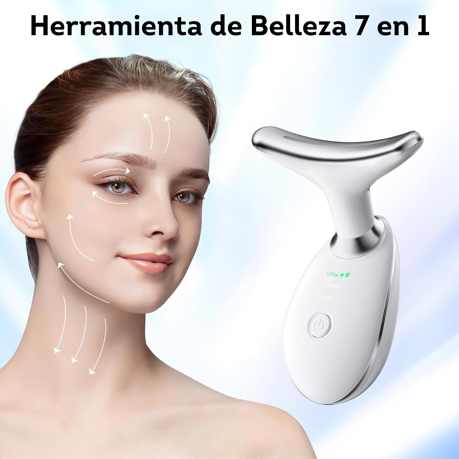 Masajeador para el cuidado de la piel del cuello y la cara