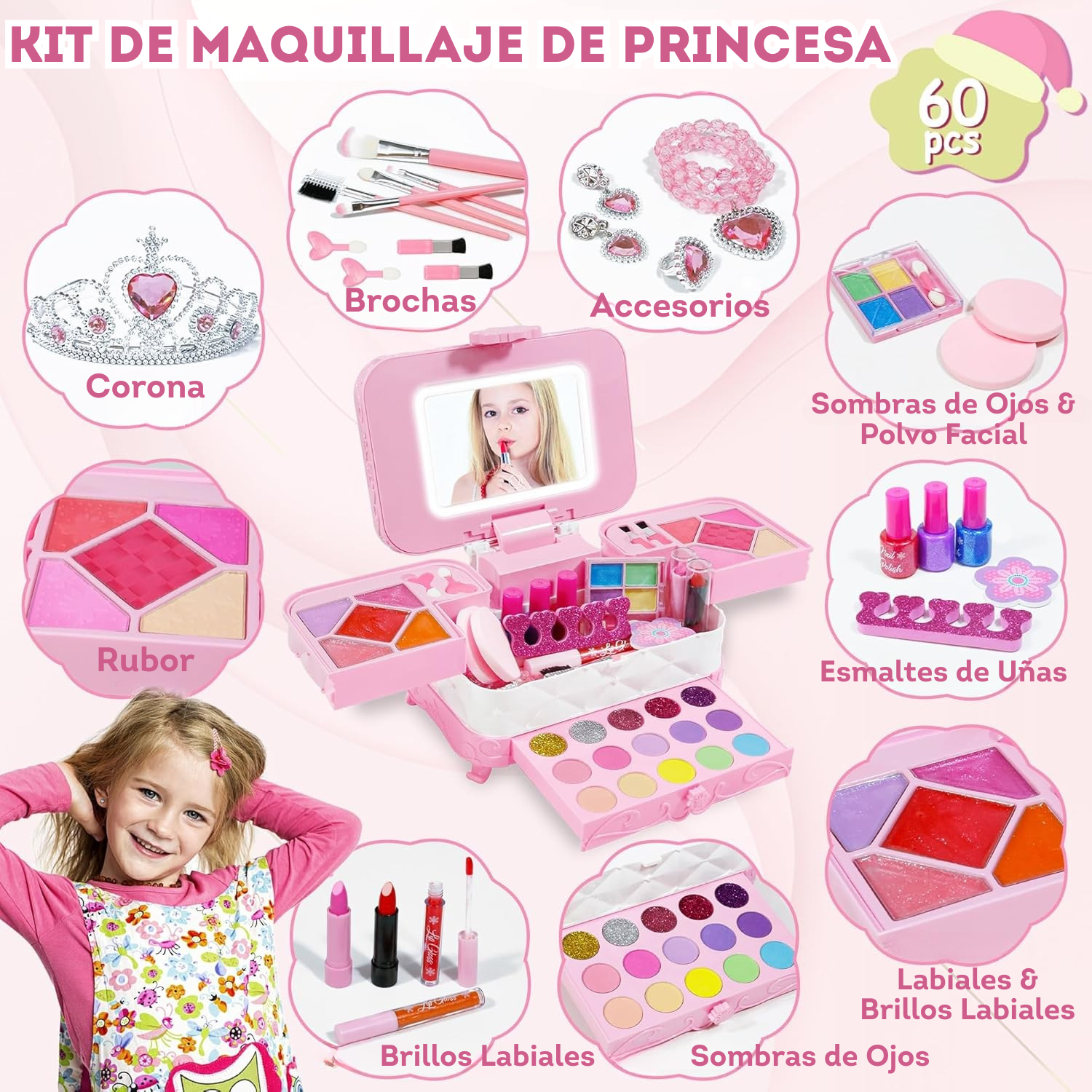 Kit de maquillaje para Niñas