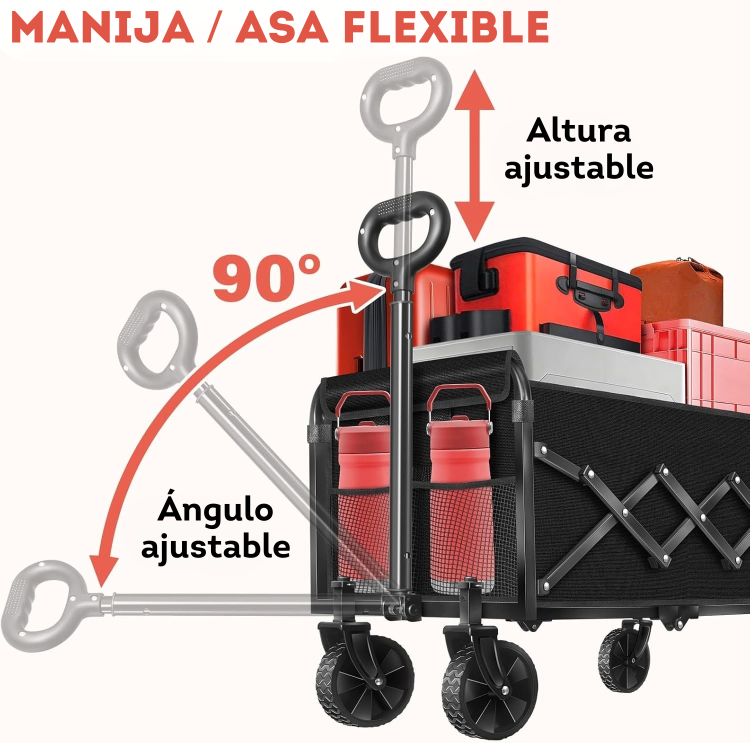 Carro plegable pequeño de 360 libra (SOBRE PEDIDO)