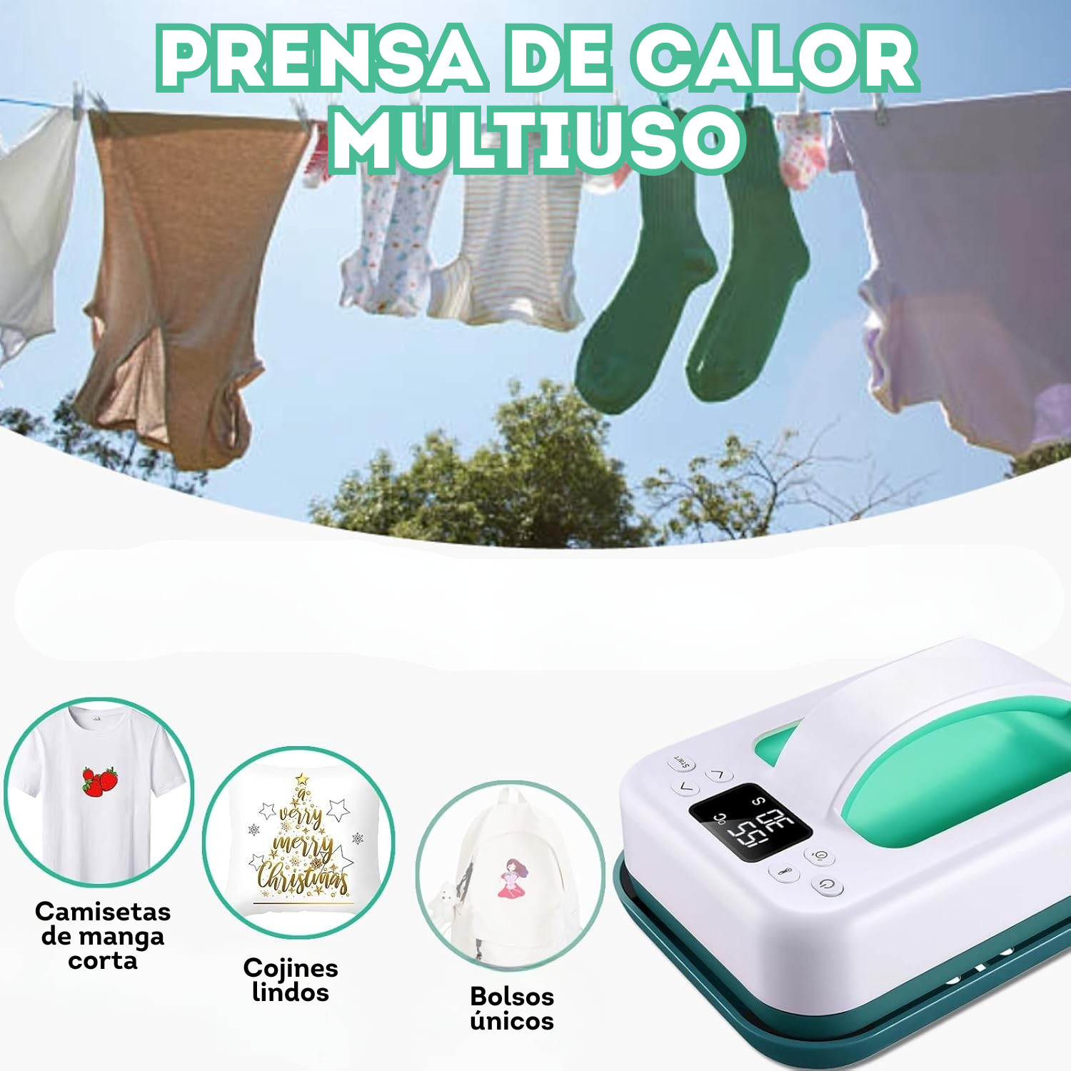 Máquina de prensa térmica SOBREPEDIDO
