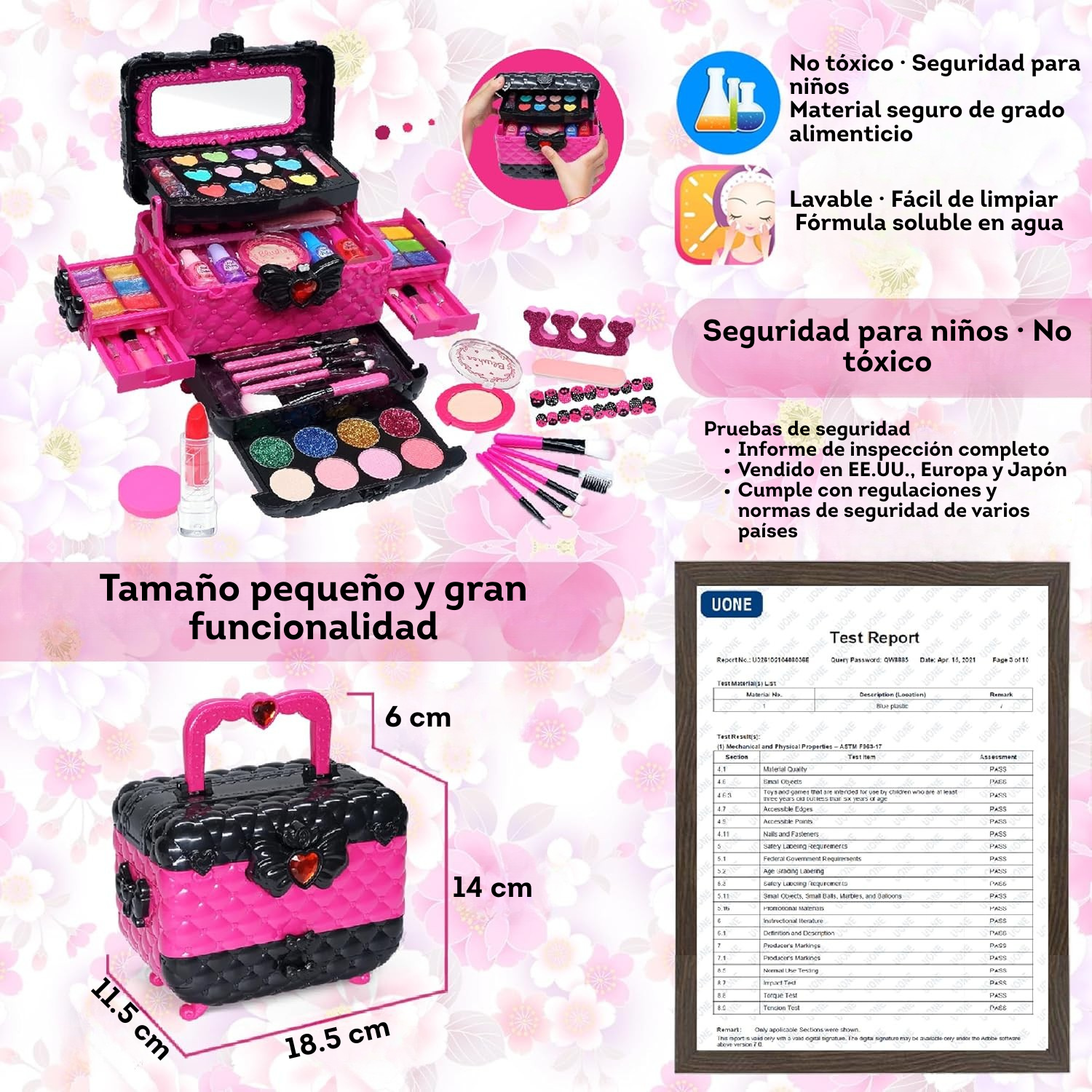 Kit de maquillaje para Niñas