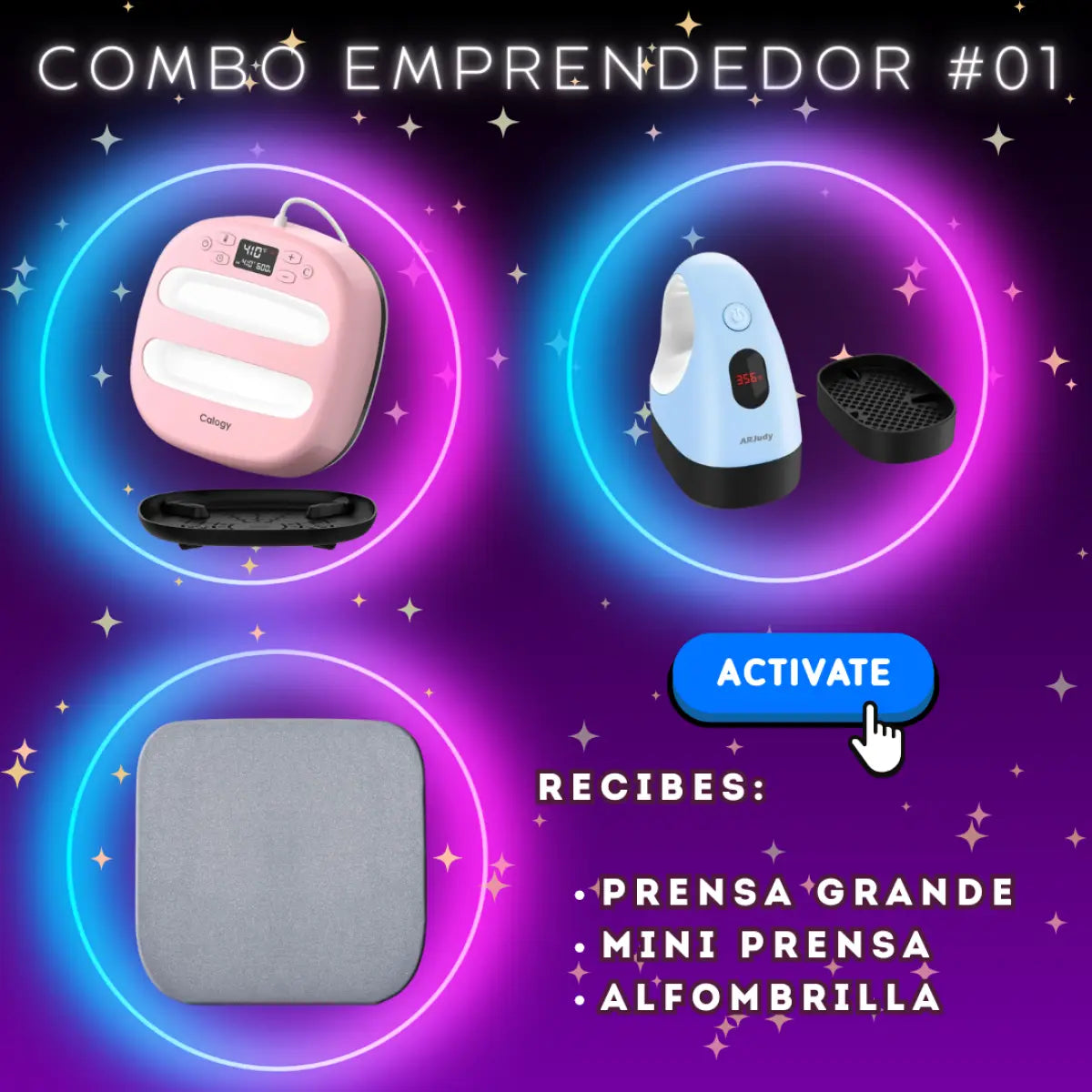 COMBO EMPRENDEDOR PRENSAS #01