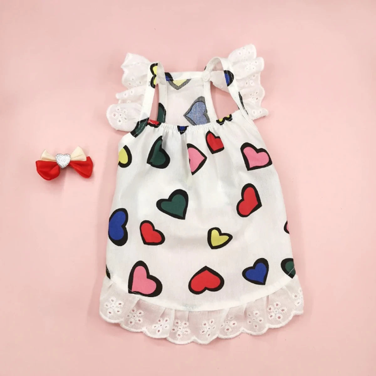 Vestido Para Mascotas (Corazones)