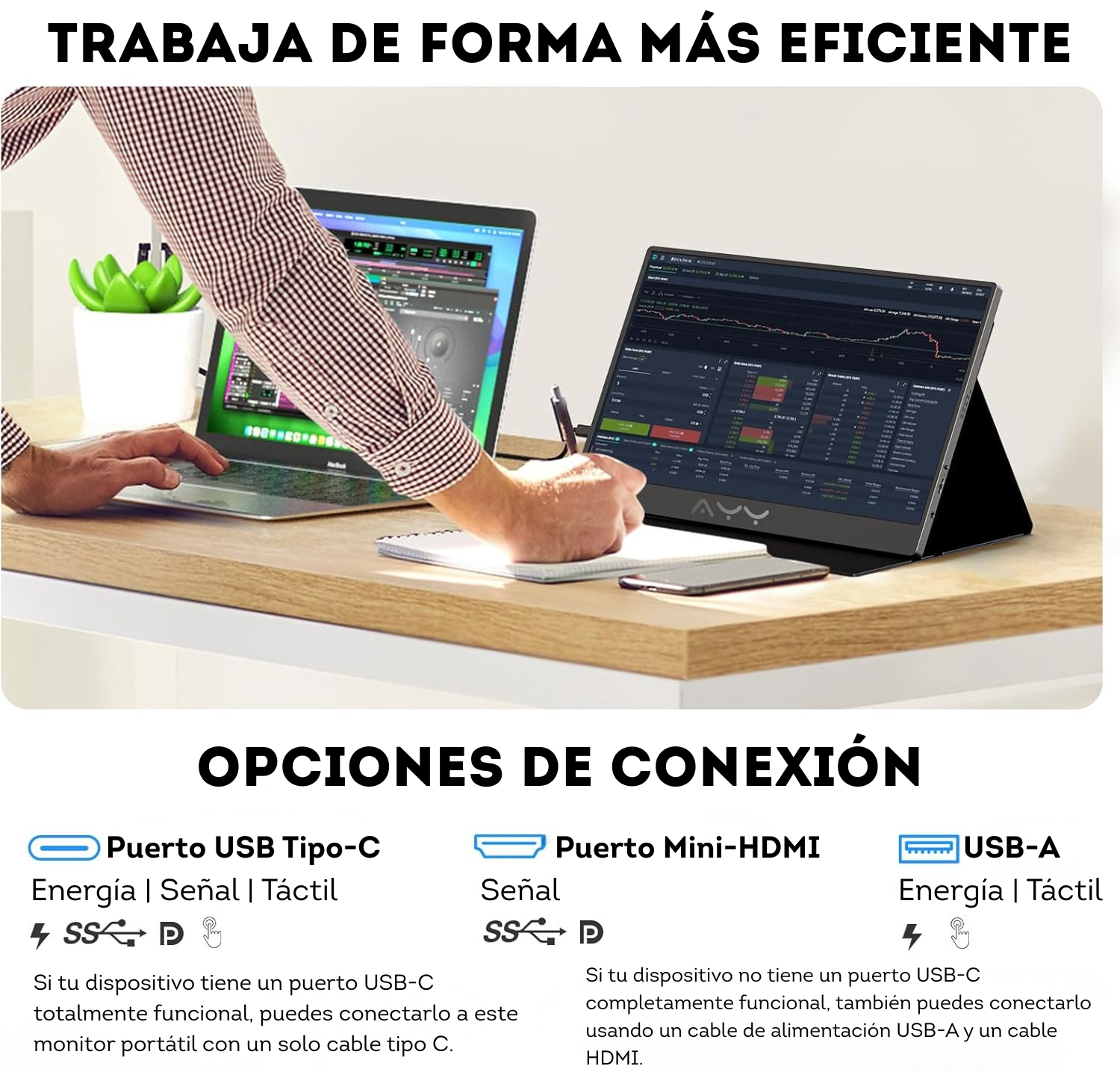 Monitor portátil para portátil de 15 pulgadas SOBREPEDIDO