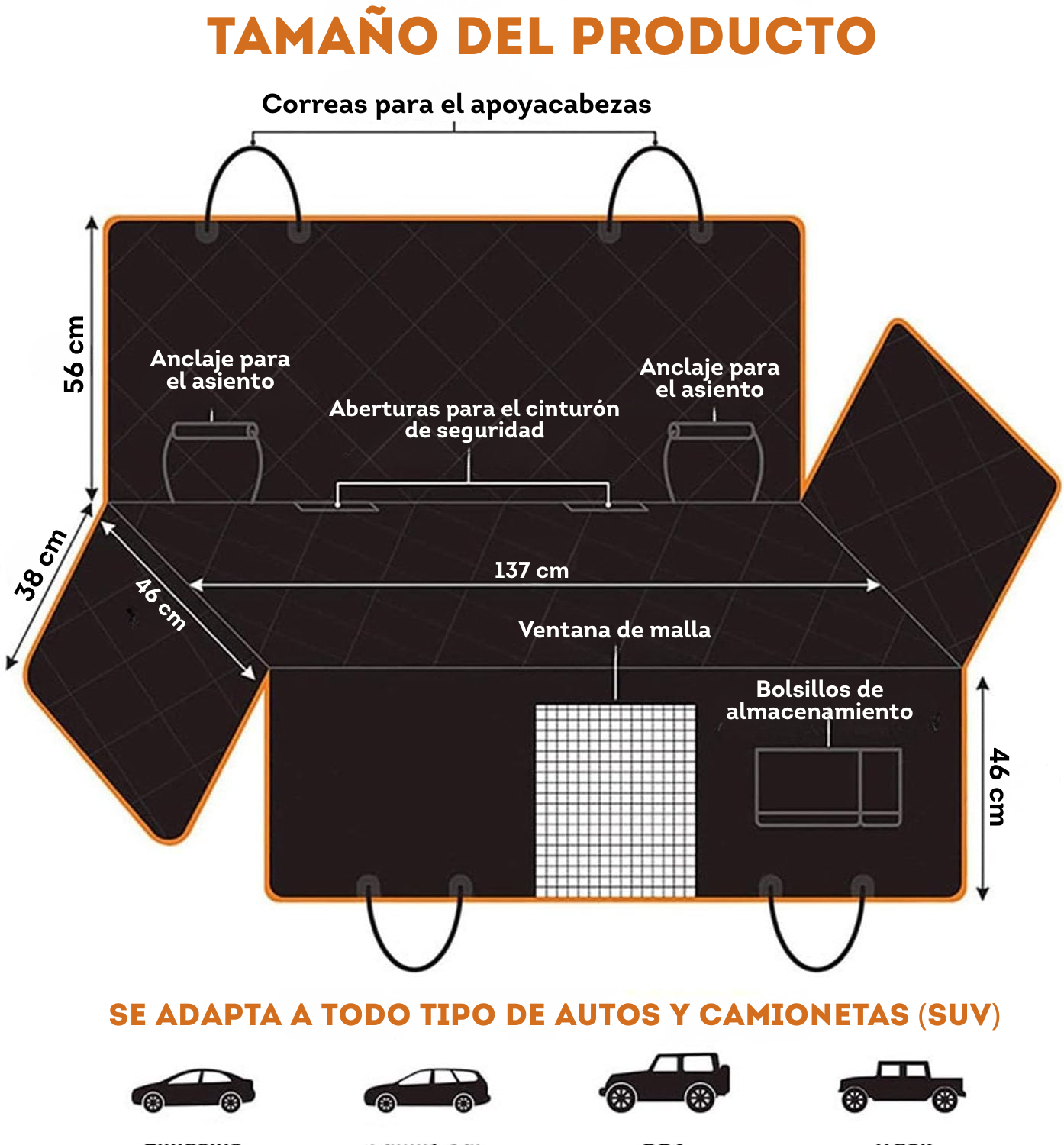 Funda Protectora para Asientos del Vehiculo