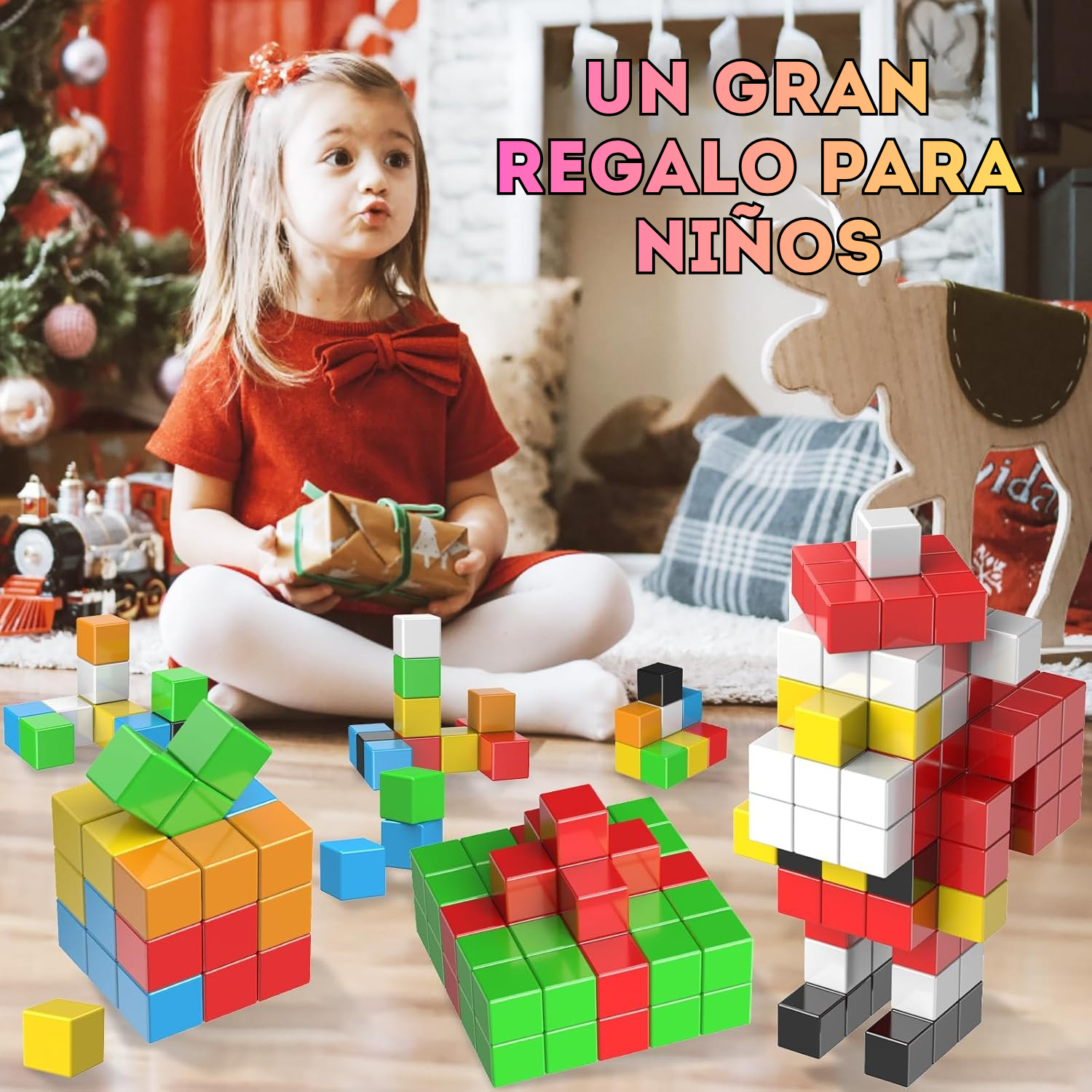 Fichas magnéticas 56 piezas para niños