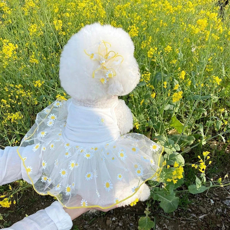 Vestido Para Mascotas (Girasoles)