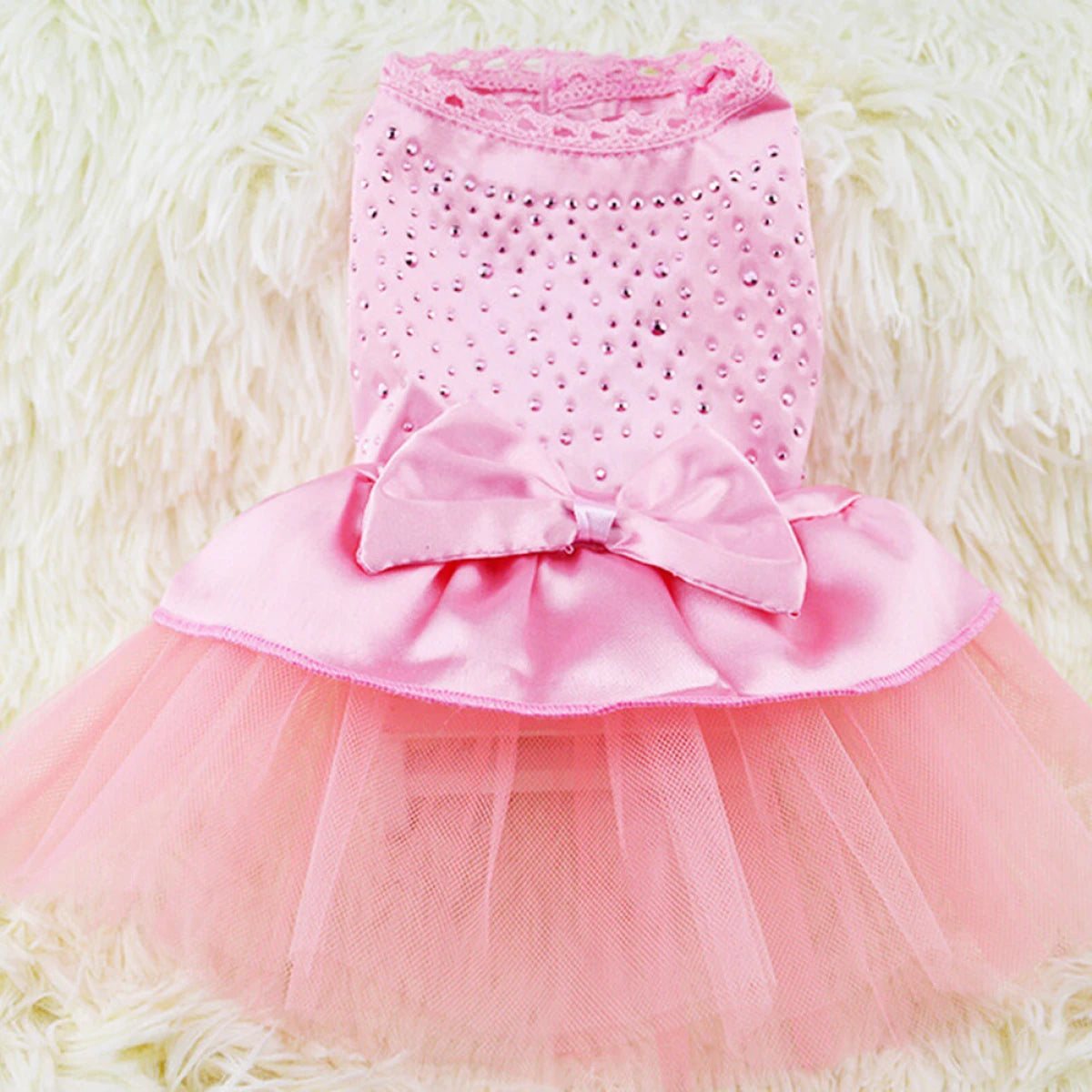 Vestido para Mascotas (Rosa) Talla M