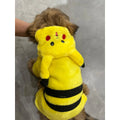 Pijama de pikachu para mascotas talla S