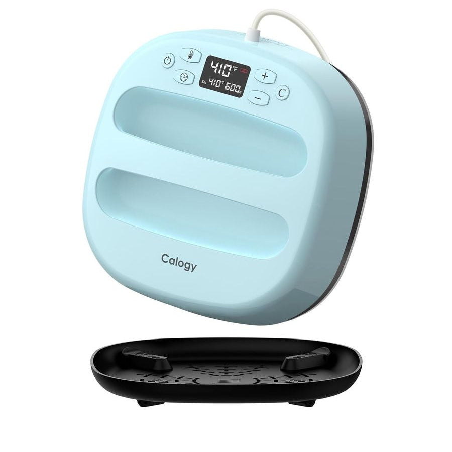 Prensa de calor para camisetas de 25.4 cm x 25.4 cm Celeste